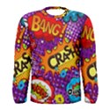 Crash Bang Adventure Time Art Boom Graffiti Men s Long Sleeve T-Shirt View1