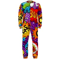 Crash Bang Adventure Time Art Boom Graffiti Onepiece Jumpsuit (men) by Bedest