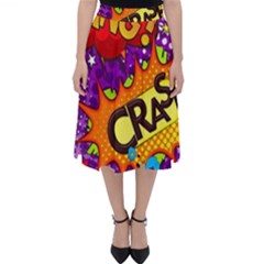 Crash Bang Adventure Time Art Boom Graffiti Classic Midi Skirt by Bedest