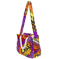 Crash Bang Adventure Time Art Boom Graffiti Rope Handles Shoulder Strap Bag