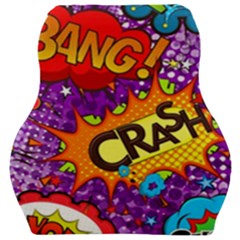 Crash Bang Adventure Time Art Boom Graffiti Car Seat Velour Cushion  by Bedest