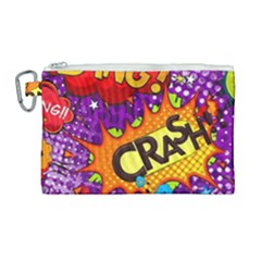 Crash Bang Adventure Time Art Boom Graffiti Canvas Cosmetic Bag (large) by Bedest