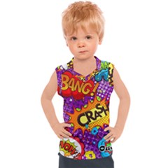 Crash Bang Adventure Time Art Boom Graffiti Kids  Sport Tank Top