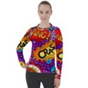 Crash Bang Adventure Time Art Boom Graffiti Women s Pique Long Sleeve T-Shirt View1