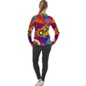 Crash Bang Adventure Time Art Boom Graffiti Women s Pique Long Sleeve T-Shirt View2