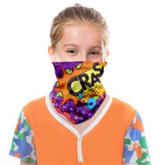 Crash Bang Adventure Time Art Boom Graffiti Face Covering Bandana (kids) by Bedest