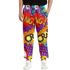 Crash Bang Adventure Time Art Boom Graffiti Men s Elastic Waist Pants by Bedest