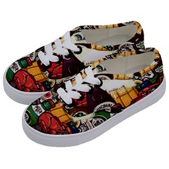 Graffiti Go Art Kids  Classic Low Top Sneakers by Bedest