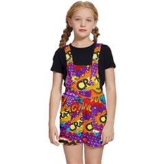 Crash Bang Adventure Time Art Boom Graffiti Kids  Short Overalls by Bedest