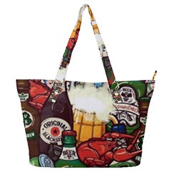 Graffiti Go Art Full Print Shoulder Bag by Bedest