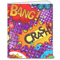 Crash Bang Adventure Time Art Boom Graffiti 8  X 10  Softcover Notebook by Bedest