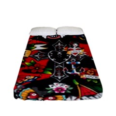 Graffiti Tatoo Skate Art Boom Fitted Sheet (full/ Double Size) by Bedest