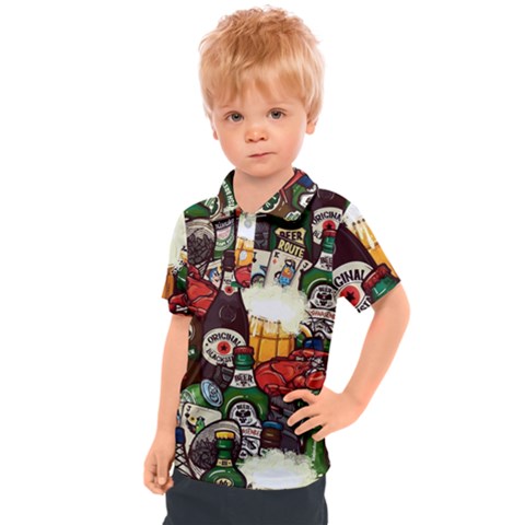 Graffiti Go Art Kids  Polo T-shirt by Bedest