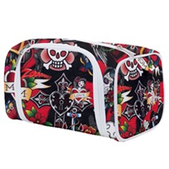 Graffiti Tatoo Skate Art Boom Toiletries Pouch by Bedest