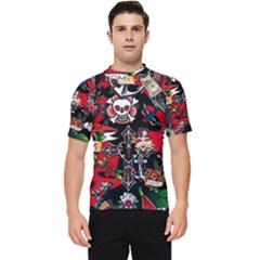 Graffiti Tatoo Skate Art Boom Men s Short Sleeve Rash Guard by Bedest