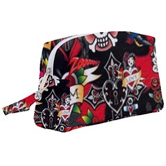 Graffiti Tatoo Skate Art Boom Wristlet Pouch Bag (large) by Bedest