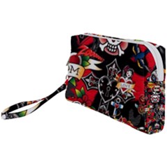 Graffiti Tatoo Skate Art Boom Wristlet Pouch Bag (small) by Bedest