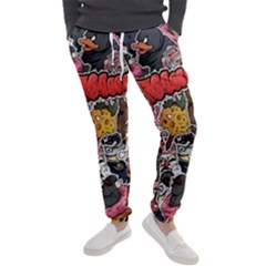 Stickerbomb Crazy Graffiti Graphite Monster Men s Jogger Sweatpants by Bedest