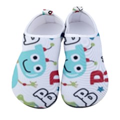 Seamless Pattern Vector With Funny Robots Cartoon Kids  Sock-style Water Shoes by Hannah976