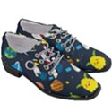 Big Set Cute Astronauts Space Planets Stars Aliens Rockets Ufo Constellations Satellite Moon Rover V Women Heeled Oxford Shoes View3