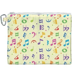 Seamless Pattern Musical Note Doodle Symbol Canvas Cosmetic Bag (xxxl) by Hannah976