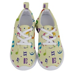 Seamless Pattern Musical Note Doodle Symbol Running Shoes by Hannah976