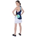 Space Seamless Pattern Illustration Racer Back Mesh Tank Top View2