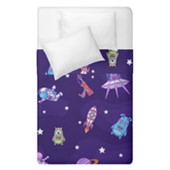 Space Seamless Pattern Duvet Cover Double Side (single Size) by Hannah976