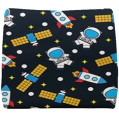 Seamless Adventure Space Vector Pattern Background Seat Cushion by Hannah976