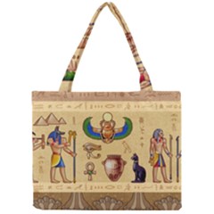 Egypt Horizontal Illustration Mini Tote Bag by Hannah976