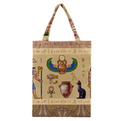 Egypt Horizontal Illustration Classic Tote Bag by Hannah976