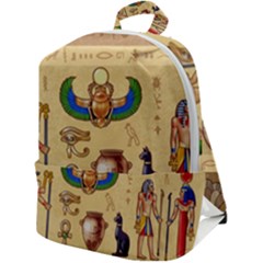 Egypt Horizontal Illustration Zip Up Backpack by Hannah976