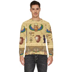 Egypt Horizontal Illustration Men s Fleece Sweatshirt by Hannah976