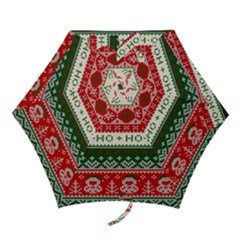 Ugly Sweater Merry Christmas  Mini Folding Umbrellas by artworkshop