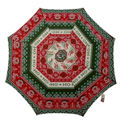 Ugly Sweater Merry Christmas  Hook Handle Umbrellas (large) by artworkshop