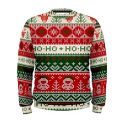 Ugly Sweater Merry Christmas  Men s Sweatshirt by artworkshop