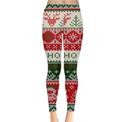 Ugly Sweater Merry Christmas  Everyday Leggings  by artworkshop