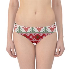 Ugly Sweater Merry Christmas  Hipster Bikini Bottoms by artworkshop