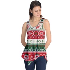 Ugly Sweater Merry Christmas  Sleeveless Tunic by artworkshop