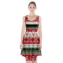 Ugly Sweater Merry Christmas  Racerback Midi Dress by artworkshop