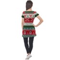 Ugly Sweater Merry Christmas  Puff Sleeve Tunic Top View2