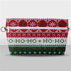 Ugly Sweater Merry Christmas  Handbag Organizer by artworkshop