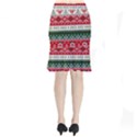 Ugly Sweater Merry Christmas  Short Mermaid Skirt View2