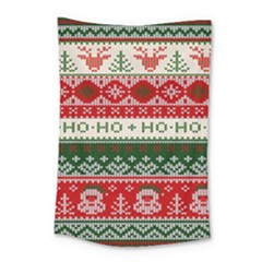 Ugly Sweater Merry Christmas  Small Tapestry by artworkshop