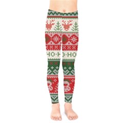 Ugly Sweater Merry Christmas  Kids  Leggings