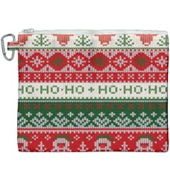 Ugly Sweater Merry Christmas  Canvas Cosmetic Bag (xxxl) by artworkshop