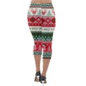 Ugly Sweater Merry Christmas  Lightweight Velour Capri Leggings  View2