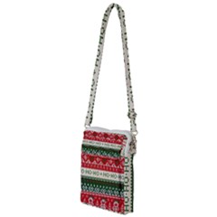 Ugly Sweater Merry Christmas  Multi Function Travel Bag by artworkshop