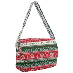 Ugly Sweater Merry Christmas  Courier Bag by artworkshop