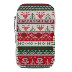 Ugly Sweater Merry Christmas  Waist Pouch (large) by artworkshop